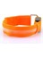 Turuncu Pil Tarzı Gece Açık Hava Spor Koşu Bisiklete Binme LED Yanıp Sönen Bileklik USB Şarj Edilebilir Emniyet Kemeri Kol Bacak Uyarı Bilek Kayışı Işığı (Yurt Dışından) 1