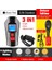 Deluxe Siyah Kırmızı Tarzı Su Geçirmez Bisiklet Işık USB Şarj Edilebilir Bisiklet Ön Işık El Feneri Bisiklet Bilgisayarı ile LCD Kilometre Bisiklet Kafa Işık Korna (Yurt Dışından) 1