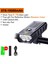 5t6 D Stili 5t6 LED Far Bisiklet Işık Ön USB Şarj Edilebilir Su Geçirmez Mah El Feneri Bisiklet Işık Bisiklet Mtb Arka Işık (Yurt Dışından) 1