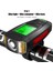 Bk-A Stili 3 1 USB Bisiklet El Feneri 5 LED Bisiklet Bilgisayarıhorn Bisiklet Ön Işık Ipx4 Su Geçirmez Far Kilometre Sayacı Bisiklet Aksesuarları (Yurt Dışından) 5