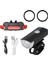 2255--918 Kırmızı Opp Stili USB Şarj Edilebilir Bisiklet Işık Seti Arka Lambalı Ön Işık Kurulumu Kolay 3 Mod Bisiklet Yolu Için Bisiklet Aksesuarları Mtb (Yurt Dışından) 1