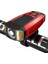 Kırmızı Tarzı Şarj USB Bisiklet El Feneri 5 LED Bisiklet Bilgisayarıhorn Bisiklet Ön Işık Ipx4 Su Geçirmez Far Kilometre Sayacı Bisiklet Aksesuarları (Yurt Dışından) 1