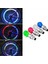 Yeşil Stil 2 Adet Neon Işıklar Lastik Tekerlek Vana Kapağı Işık LED Flaş Araba Lastik Vana Kapakları Hava Kapağı Lastik Jant Vana Tekerlek Kök Kapağı Bisiklet Işığı (Yurt Dışından) 2