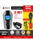 Deluxe Siyah Stil Bisiklet Bilgisayarı ile Bisiklet Işık Döngüsü Kilometre Boynuz USB Şarj Edilebilir Bisiklet Far Bisiklet Için Su Geçirmez El Feneri Torch (Yurt Dışından) 1