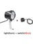 A Stili Anahtarı ile Işık Ebike E-Bike 12V 24V 36V 48V 60V 72V Elektrikli Bisiklet Korna ile Işık Su Geçirmez Yüksek Li Far Korna Seti Ön Far (Yurt Dışından) 1