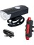 Kırmızı Stil T6 LED Bisiklet Işık Ön Bisiklet Işıkları USB Şarj Edilebilir Mtb Dağ Yol Bisikleti El Feneri 6 Modlu Far Bisiklet Ekipmanları (Yurt Dışından) 1