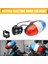 B4 Stili 6 LED Bisiklet Işık Elektronik Korna 4 Ton Sesler Bisikletler Çan Polis Siren Trompet Çocuk Scooter Bisiklet Aksesuarları (Yurt Dışından) 3