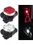 Beyaz Stil 3 Mod Bisiklet Far Arka Lambası Şarj Edilebilir USB LED Bisiklet Işık El Feneri Montajlı Bisiklet Gece Güvenlik Aksesuarları (Yurt Dışından) 3