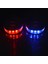 Mavi Paralel Çizgi Stili Bisiklet Bisiklet Işıkları Arka Lambaları Lazer Güvenlik Uyarısı Su Geçirmez Lamba 5 Led+2 Bisiklet Işık Reflektörü Bisiklet Aksesuarları Işık (Yurt Dışından) 3