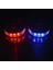 Mavi Paralel Çizgi Stili Bisiklet Işıkları Için Sinyal Yanıp Sönen Güvenlik Uyarısı Bisiklet Arka Lambaları Bisiklet 5 LED 2 Lazer Su Geçirmez Bisiklet Aksesuarları Lambası (Yurt Dışından) 3