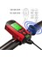 Çok Işlevli Kırmızı Stil USB Bisiklet El Feneri 5 LED Bisiklet Bilgisayarıhorn Bisiklet Ön Işık Ipx4 Su Geçirmez Far Kilometre Sayacı Bisiklet Aksesuarları (Yurt Dışından) 3