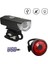A ve 02 Stili Mtb Bisiklet Bisiklet Ön Arka Işıklar Set Gece Bisiklet Far Arka Lambası Dağ Bisikleti USB Güvenlik Uyarı Lambası Bisiklet Aksesuarları (Yurt Dışından) 3