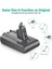 Dyson V6 SV04 SV03 Için 21.6V V6 DC62 Pil Adaptörü+Filtreler Tam Kit (Yurt Dışından) 1