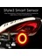 Style2-Kırmızı Mavi Tarzı Bisiklet Kuyruk Arka Işık Akıllı Otomatik Fren Algılama Işığı Ipx6 Su Geçirmez USB Şarj Bisiklet Kuyruk Arka Lambası Bisiklet Uyarı LED Işıkları (Yurt Dışından) 3
