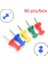 2.2x0.9x0.9cm Stili Pcslot Renkli Raptiyeler Pu Maork Tahta Thumbtacks Putationery Butto Ofis Okul Malzemeleri (Yurt Dışından) 1