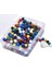 5mm Tarzı Harita Tacks Pulastic Head With Steel Point Cork Board Safety Lored Thumbtack Office Okul Tedarik (Yurt Dışından) 2