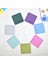 Gri Stil 6*6 cm Pvc Kesme Mat Tezgah Patchwork Kesim Scrapbooking Için Patchwork Oyma Sanatı Manuel Aracı Yumuşak Kendiliğinden Iyileşen Kesici Tahta (Yurt Dışından) 4
