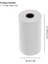 Beyaz Stil Kendinden Yapışkanlı Termal Kağıt Yazdırılabilir Etiket Kağıt Rulo Doğrudan Peripage A6 Cep Için 57*30MM(2.17*1.18IN) Paperang (Yurt Dışından) 4