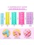 Fildişi Tarzı 30 Pieces Plastic Hair Rollers Curlers Snap On Rollers Self Grip Rollers For Dıy Hairdressing Hair Salon Hair Barber, 5 Sizes (Yurt Dışından) 4