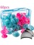 Blue 30 Big 30 Small Style Silikon Saç Maşaları Kauçuk Parçalar Sihirli Saç Bukle Maşaları Saç Isı Yok Klipssiz Yumuşak Saç Bukle Maşaları Uyku Şekillendirici Bukleler (Yurt Dışından) 2