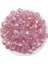 100GR 10MM Janjanlı Pembe Renk Küp,kübik Model Akrilik Boncuk,takı ,çanta Boncuğu (100GR,~180 Adet) 2