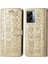 Oppo A57 5g Flip Kapak Için Kılıf Karikatür Hayvanlar Kısa Kayış Deri Kılıf (Yurt Dışından) 1