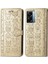 Oppo A57 5g Flip Kapak Için Kılıf Karikatür Hayvanlar Kısa Kayış Deri Kılıf (Yurt Dışından) 5