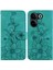 Tecno Camon 20 Pro 4g/20 Için Kılıf Kabartmalı Lily Premium Pu Deri Cüzdan Stili Kart Tutuculu ve Standlı Çevirmeli Telefon Kılıfı (Yurt Dışından) 5