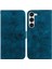 Samsung Galaxy S23 Plus Için Kılıf Kabartmalı Lily Premium Pu Deri Cüzdan Stili Kart Tutuculu ve Standlı Çevirmeli Telefon Kılıfı (Yurt Dışından) 5