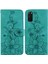 Samsung Galaxy S20 Için Kılıf Kabartmalı Lily Premium Pu Deri Cüzdan Stili Kart Tutuculu ve Standlı Çevirmeli Telefon Kılıfı (Yurt Dışından) 5