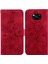Xiaomi Poco X3/x3 Pro/x3 Nfc Için Kılıf Kabartmalı Lily Premium Pu Deri Cüzdan Stili Kart Tutuculu ve Standlı Çevirmeli Telefon Kılıfı (Yurt Dışından) 5