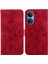 Honor X7 Için Kılıf Kabartmalı Lily Premium Pu Deri Cüzdan Stili Kart Tutuculu ve Standlı Çevirmeli Telefon Kılıfı (Yurt Dışından) 5