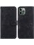 iPhone 11 Pro Max Için Kılıf Kabartmalı Lily Premium Pu Deri Cüzdan Stili Kart Tutuculu ve Standlı Çevirmeli Telefon Kılıfı (Yurt Dışından) 5