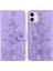 iPhone 11 Için Kılıf Kabartmalı Lily Premium Pu Deri Cüzdan Stili Kart Tutuculu ve Standlı Çevirmeli Telefon Kılıfı (Yurt Dışından) 5