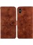 iPhone Xs Max Için Kılıf Kabartmalı Lily Premium Pu Deri Cüzdan Stili Kart Tutuculu ve Standlı Çevirmeli Telefon Kılıfı (Yurt Dışından) 5