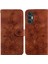 Tecno Pova 3 Için Kılıf Kabartmalı Lily Premium Pu Deri Cüzdan Stili Kart Tutuculu ve Standlı Çevirmeli Telefon Kılıfı (Yurt Dışından) 5