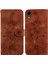 iPhone Xr Için Kılıf Kabartmalı Lily Premium Pu Deri Cüzdan Stili Kart Tutuculu ve Standlı Çevirmeli Telefon Kılıfı (Yurt Dışından) 5