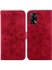 Oppo A74 4G/F19 4g Için Kılıf Kabartmalı Lily Premium Pu Deri Cüzdan Stili Kart Tutuculu ve Standlı Çevirmeli Telefon Kılıfı (Yurt Dışından) 5