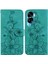 Honor 90 Lite Için Kılıf Kabartmalı Lily Premium Pu Deri Cüzdan Stili Kart Tutuculu ve Standlı Çevirmeli Telefon Kılıfı (Yurt Dışından) 5