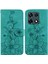 Infinix Note 30 Pro Için Kılıf Kabartmalı Lily Premium Pu Deri Cüzdan Stili Kart Tutuculu ve Standlı Çevirmeli Telefon Kılıfı (Yurt Dışından) 5