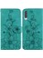 Samsung Galaxy A50/A50S/A30S Için Kılıf Kabartmalı Lily Premium Pu Deri Cüzdan Stili Kart Tutuculu ve Standlı Çevirmeli Telefon Kılıfı (Yurt Dışından) 5