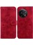 Oneplus 11 Için Kılıf Kabartmalı Lily Premium Pu Deri Cüzdan Stili Kart Tutuculu ve Standlı Çevirmeli Telefon Kılıfı (Yurt Dışından) 5