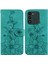 Tecno Spark 8c Için Kılıf Kabartmalı Lily Premium Pu Deri Cüzdan Stili Kart Tutuculu ve Standlı Çevirmeli Telefon Kılıfı (Yurt Dışından) 5