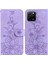 Huawei Nova Y61 Için Kılıf Kabartmalı Lily Premium Pu Deri Cüzdan Stili Kart Tutuculu ve Standlı Çevirmeli Telefon Kılıfı (Yurt Dışından) 5