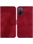 Için Oppo A54 4g/oppo 4g Pu Deri Kabartmalı Desen Cüzdan Flip Telefon Kılıfı (Yurt Dışından) 1