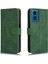 Motorola Moto G24 Deri Kart Tutucu Kartı ile Folio Flip Case Telefon Kılıfı (Yurt Dışından) 1