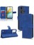 Zte A53 5g Koruyucu Deri Kart ile Folio Flip Case Telefon Kılıfı (Yurt Dışından) 1