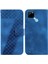 Realme C21Y/C25Y Kart Yuvası Fonksiyonu Için Pu Deri Flip Folio Telefon Kılıfı (Yurt Dışından) 1
