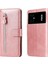 Xiaomi Poco C40 Fermuar Koruyucu Kart Yuvası Tutucular Deri Telefon Kılıfı (Yurt Dışından) 1