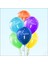 1 Yaş Iyi Ki Doğdun Çok Renkli Pastel Balon, 30CM x 8 Adet 1